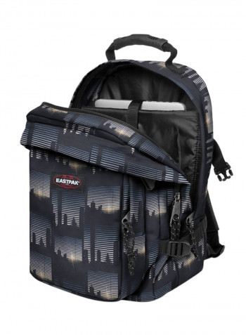 Zipper Closure Provider Backpack Black/Grey