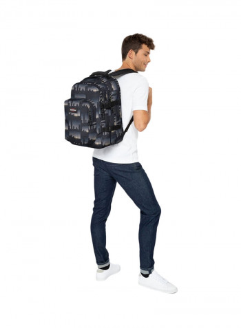 Zipper Closure Provider Backpack Black/Grey