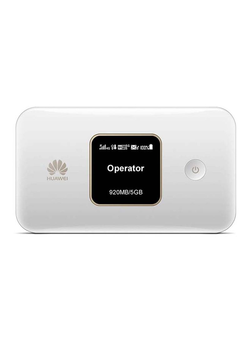 Mobile WiFi Router E5785 2.4GHz And 5GHz White