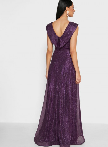 Stylish Comfortable Maxi Dress Burgundy