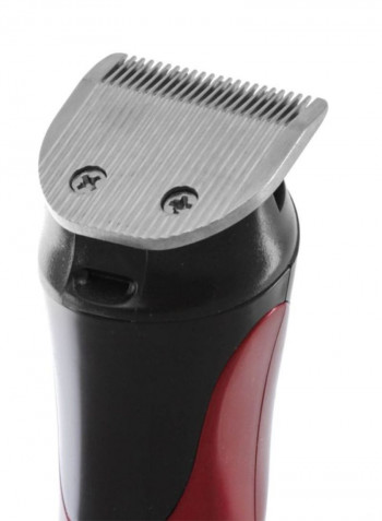 7-In-1 Hair Trimmer With A Resting Stand Black/Red