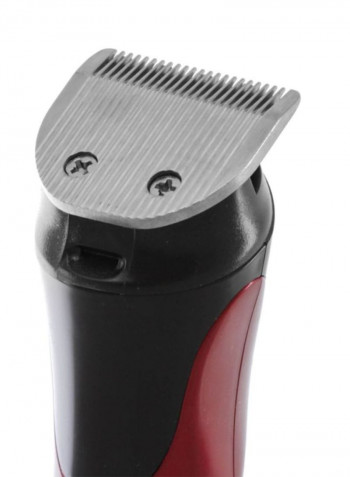 7-In-1 Hair Trimmer With A Resting Stand Black/Red
