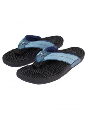 Japanese Massager Genki Flip-Flop Black/Blue