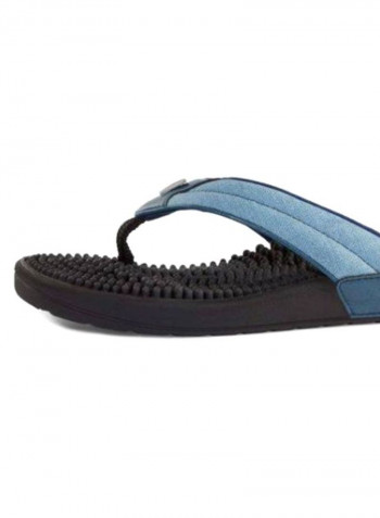 Japanese Massager Genki Flip-Flop Black/Blue