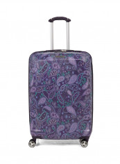 Mar Vista HS Spinner Luggage Trolley 29x20x11 Inch Purple Paisley