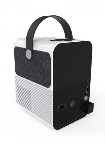 Portable Home Cinema LED Projector Bbc2 White