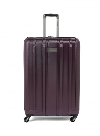 Yosemite Spinner Luggage Trolley 29x20x13 Inch Plum