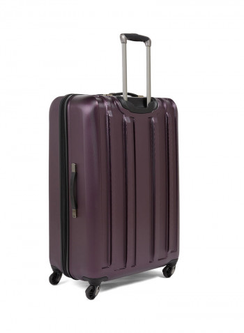 Yosemite Spinner Luggage Trolley 29x20x13 Inch Plum