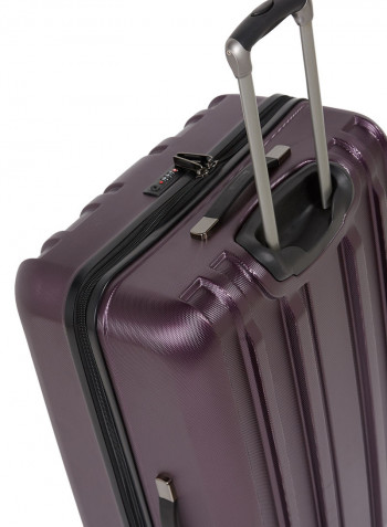 Yosemite Spinner Luggage Trolley 29x20x13 Inch Plum