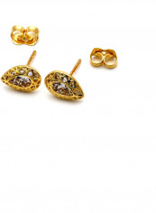 18 Karat Gold Framed Drop Oval Earrings reviews 18 Karat Gold Framed Drop Oval Earrings