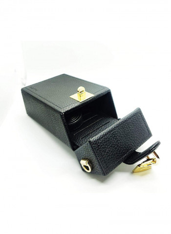 Fashionable Lovely Pattern Wallet Phone Bag Black
