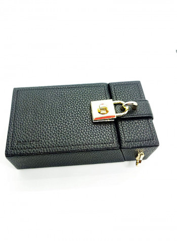 Fashionable Lovely Pattern Wallet Phone Bag Black
