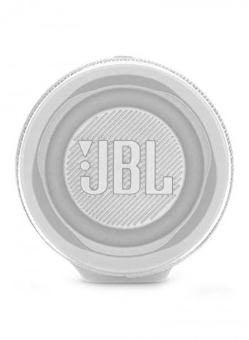 Charge 4 Waterproof Portable Bluetooth Speaker White