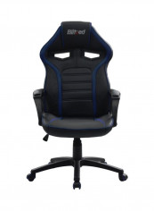 Gaming Racing Style Swivel Chair Blue/Black 125x66x18.2cm