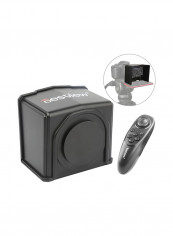 T1 Portable Camera Teleprompter Prompter With Remote Control 20.5x12x15centimeter Black