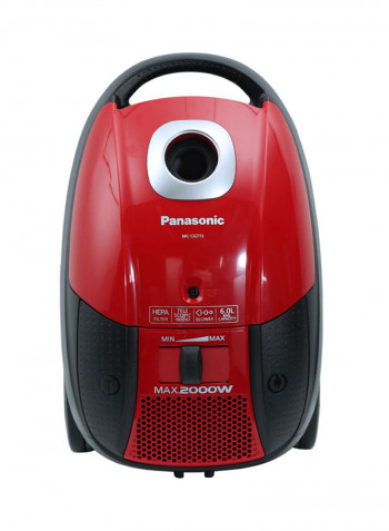 Canister Vacuum Cleaner 2000W MCCG713R Red/Black