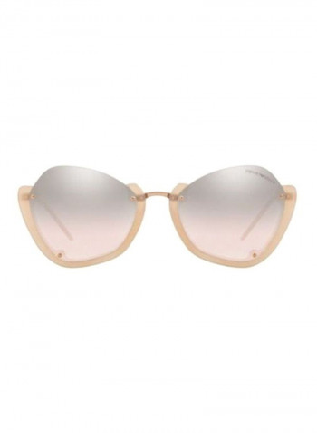 Women's Asymmetrical Sunglasses - Lens Size: 55 mm