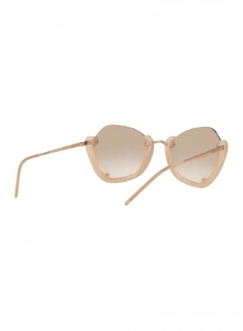 Women's Asymmetrical Sunglasses - Lens Size: 55 mm