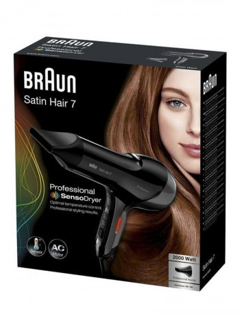 Satin Hair 7 Professional SensoDryer Black