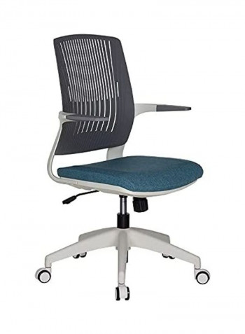 Adjustable Office Chair Blue/Grey/White
