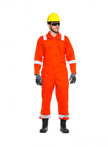 Inherant Fire Retardant Coverall برتقالي