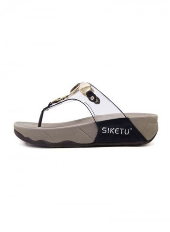 Slip-on Casual Sandals Grey/Black