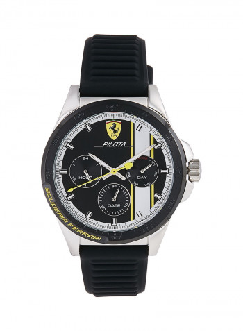 Men's Rubber Strap Analog Watch 830659