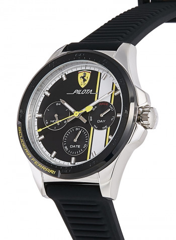 Men's Rubber Strap Analog Watch 830659