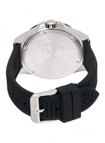 Men's Rubber Strap Analog Watch 830659