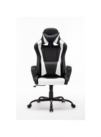 Texas High Back Gaming Chair White/Black 82x25.5x50cm