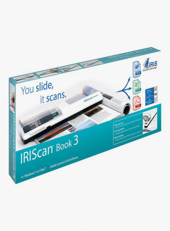 Book 3 Documents Scanner White