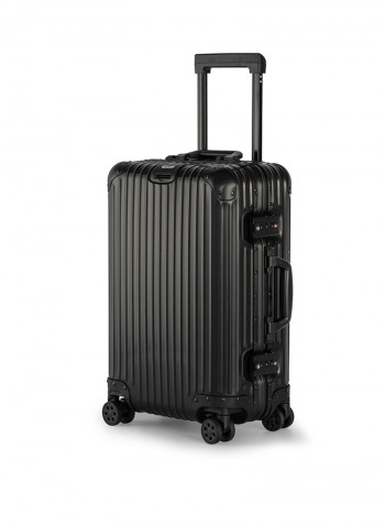 20-Inch Boulder Superior Full Aluminium Ultra-Light Hardside Expandable Built-In TSA Lock Zipperless Luggage With Spinner Wheels Black