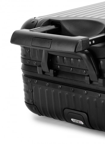 20-Inch Boulder Superior Full Aluminium Ultra-Light Hardside Expandable Built-In TSA Lock Zipperless Luggage With Spinner Wheels Black