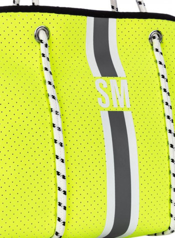 Blanai Shopper Tote Bag Yellow/Grey
