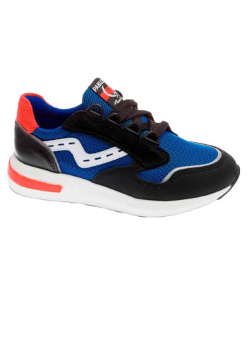 Stepeasy Lace-Up Sports Shoes Blue/Black/White