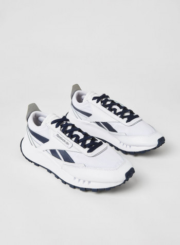 Classic Leather Legacy Shoes White/Navy