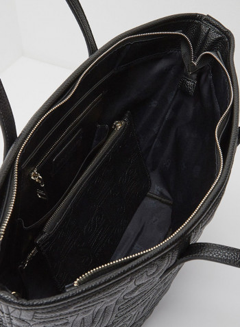 Btilly Classic Design Shopper Bag With Pouch Black