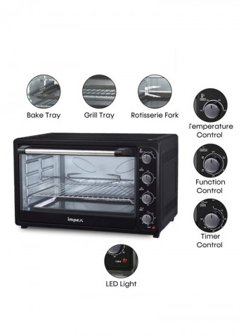 Electric Oven 45L 45 l 2200 W OV2904 Black/Clear/Silver