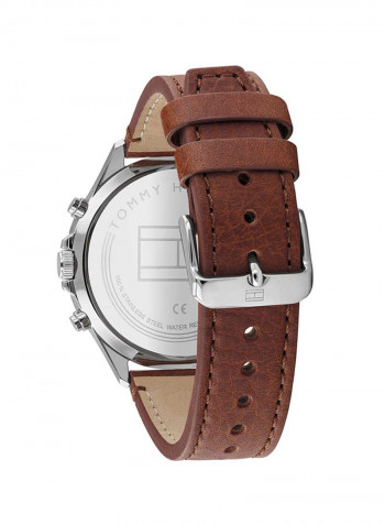 Men's Leather Analog Wrist Watch 1791710