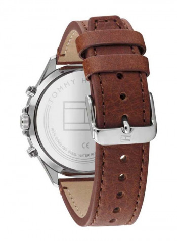 Men's Leather Analog Wrist Watch 1791710