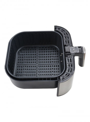 Air Fryer 2 Led One Touch Screen With 10 Presets Preheat Celsius To Fahrenheit Conversion Auto Shut Off And Shake Reminder 3.6 l 1500 W AF204 Stainless Steel