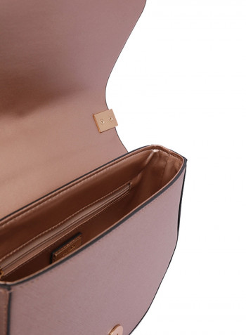 Fabolous Top Handle Crossbody Bag Gold
