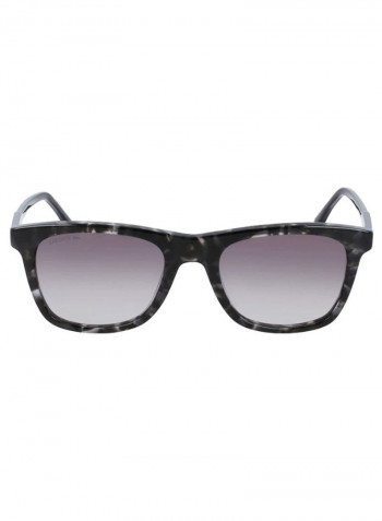 Men's Full Rimmed Modified Rectangular Frame Sunglasses - Lens Size: 53 mm