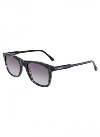 Men's Full Rimmed Modified Rectangular Frame Sunglasses - Lens Size: 53 mm