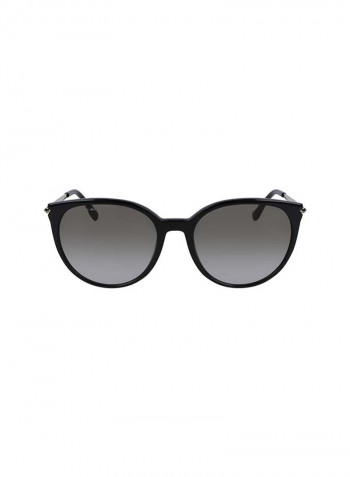 Women's Full-Rim Metal Oval Sunglasses - Lens Size: 56 mm