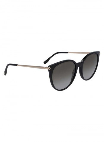 Women's Full-Rim Metal Oval Sunglasses - Lens Size: 56 mm