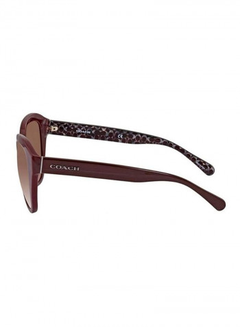 Women's Rectangular Sunglasses - Lens Size: 54 mm