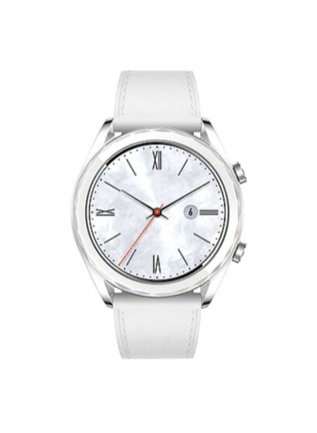 GT Active Water Resistant Smartwatch Seashell White/White Fluorcelastomer