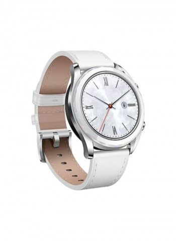 GT Active Water Resistant Smartwatch Seashell White/White Fluorcelastomer