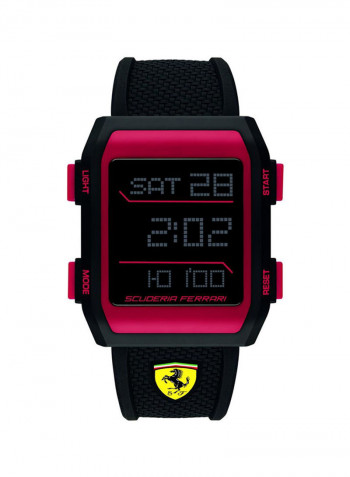 Men's Rubber Strap Digital Watch 830739